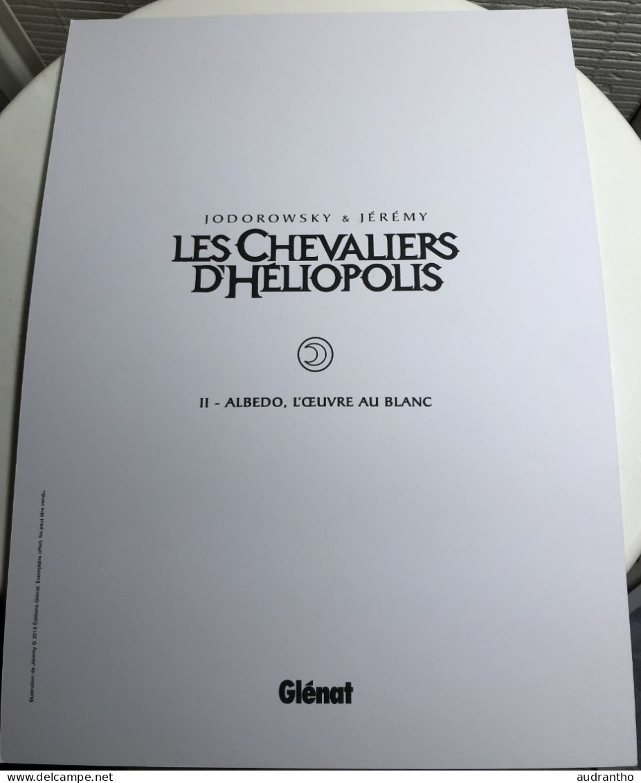 Ex Libris Bd Illustration Planche Les Chevaliers D'héliopolis - Albedo L'oeuvre Au Blanc - Jodorowsky & Jeremy - Künstler A - C