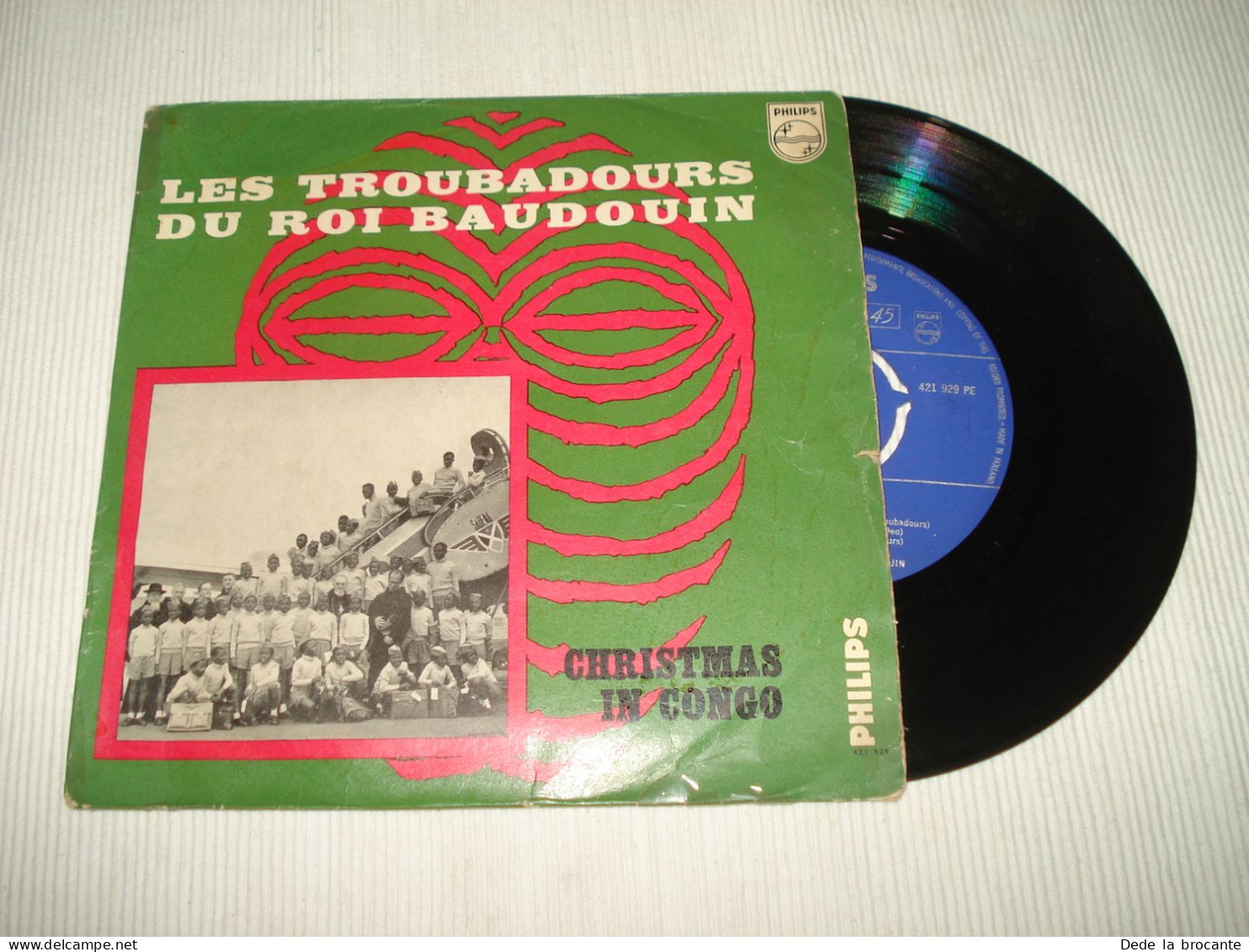 B12 / Les Troubadours Du Roi Baudouin  - EP – 421 929 PE - Neth 19??  VG+/VG - Canciones Religiosas Y  Gospels