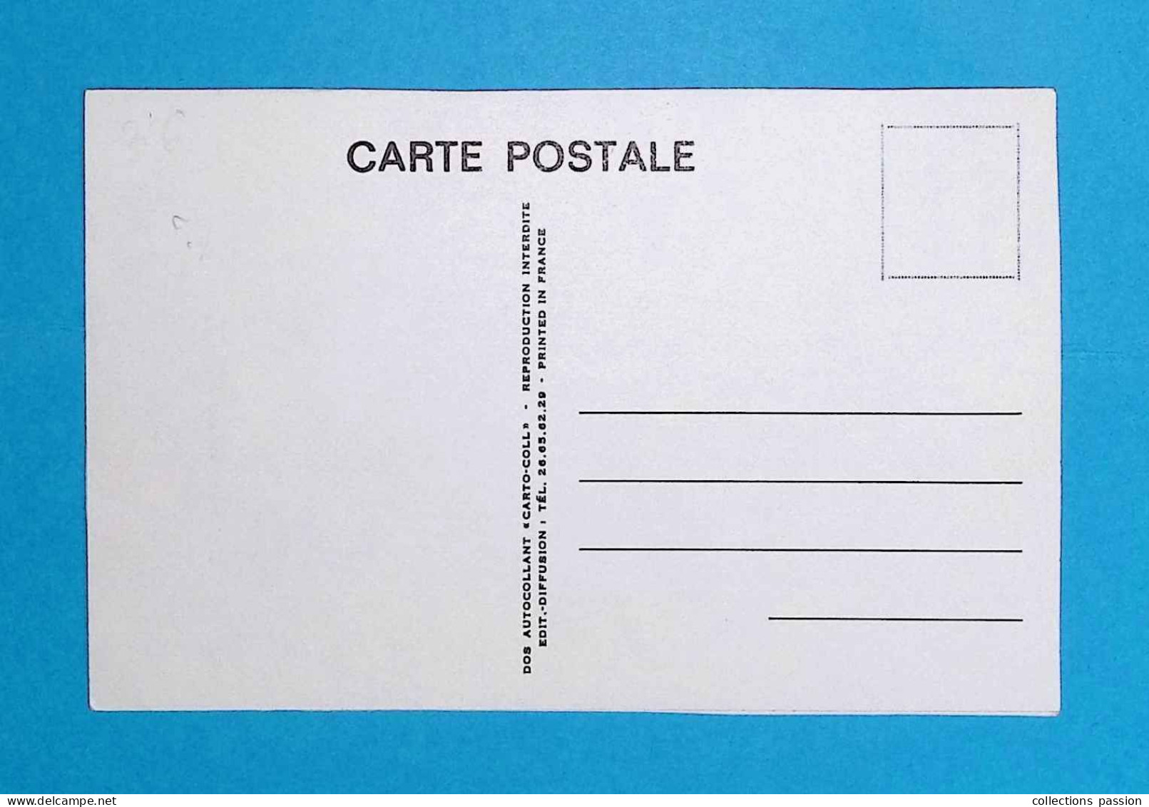 Cp, Carte à Système, Dos Autocollant Carto-Coll, 28, LE PUISET, La Laiterie, Vierge, 3 Scans - A Systèmes