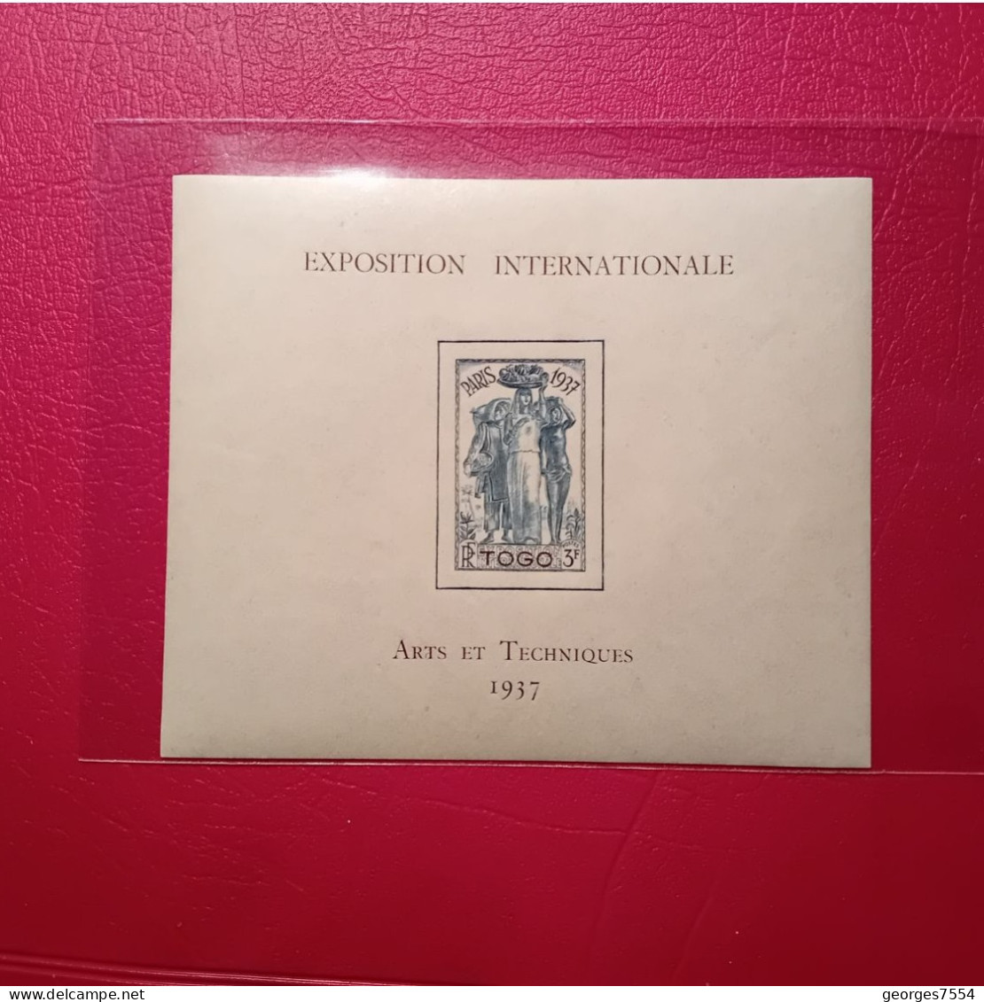 BLOC - TOGO  - EXPOSITION INTERNATIONALE - PARIS 1937 - ARTS ET TECHNIQUES  NEUF** - 1937 Exposition Internationale De Paris