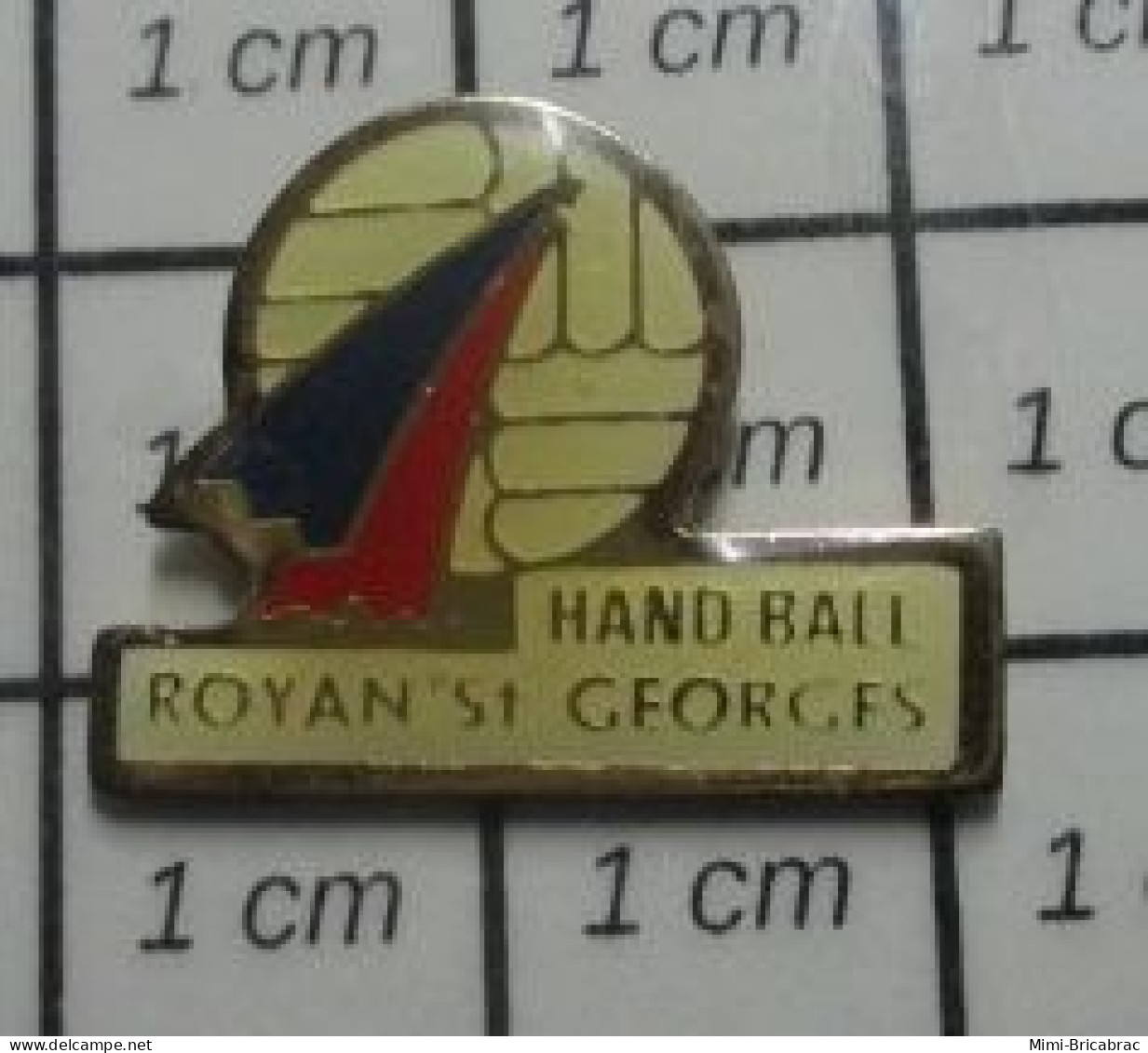 310c Pin's Pins / Rare Et De Belle Qualité !!! SPORTS / HAND-BALL ROYAN ST GEORGES - Pallamano