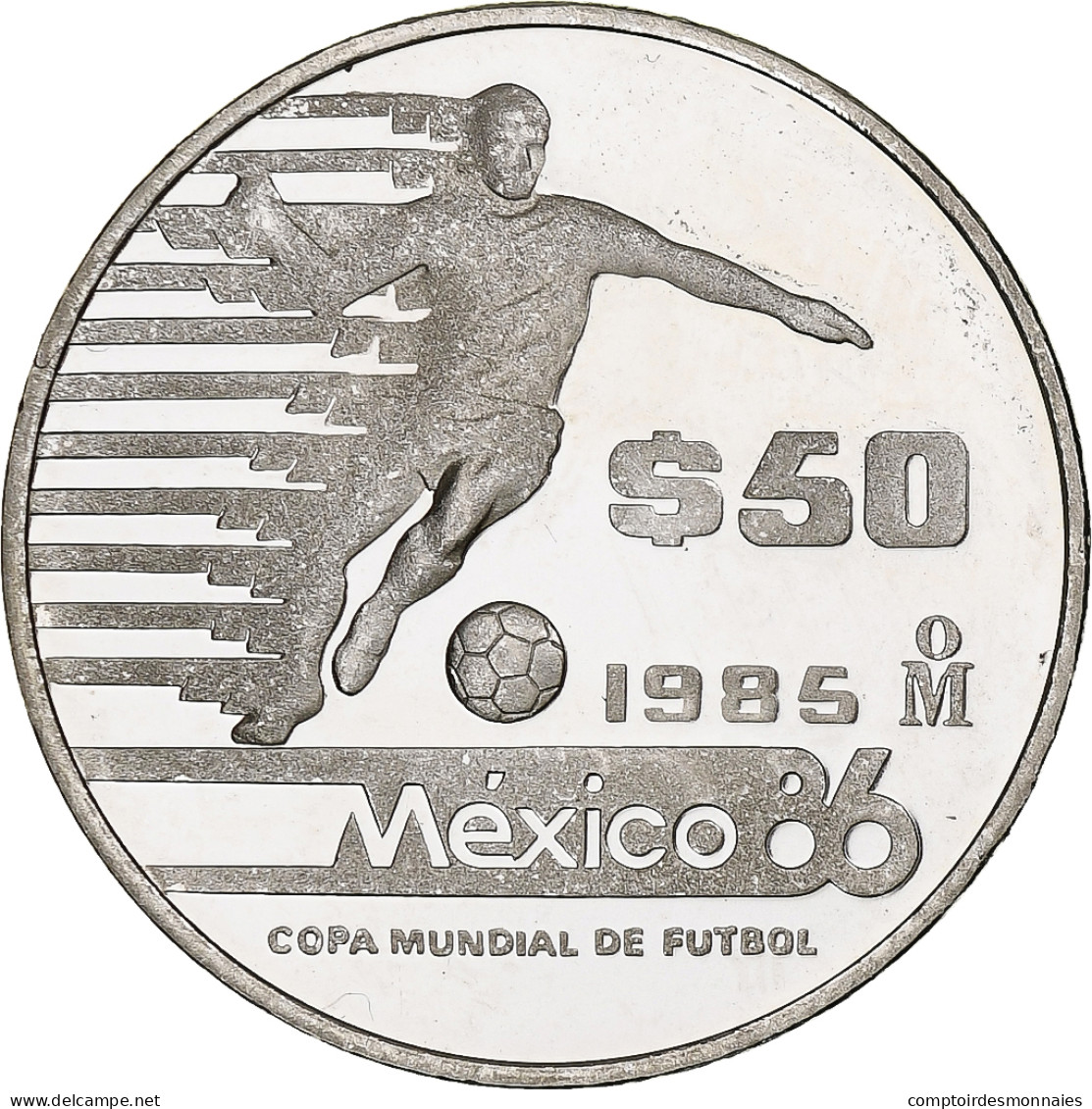 Monnaie, Mexique, 50 Pesos, 1985, Mexico City, SPL, Argent, KM:504 - Mexico