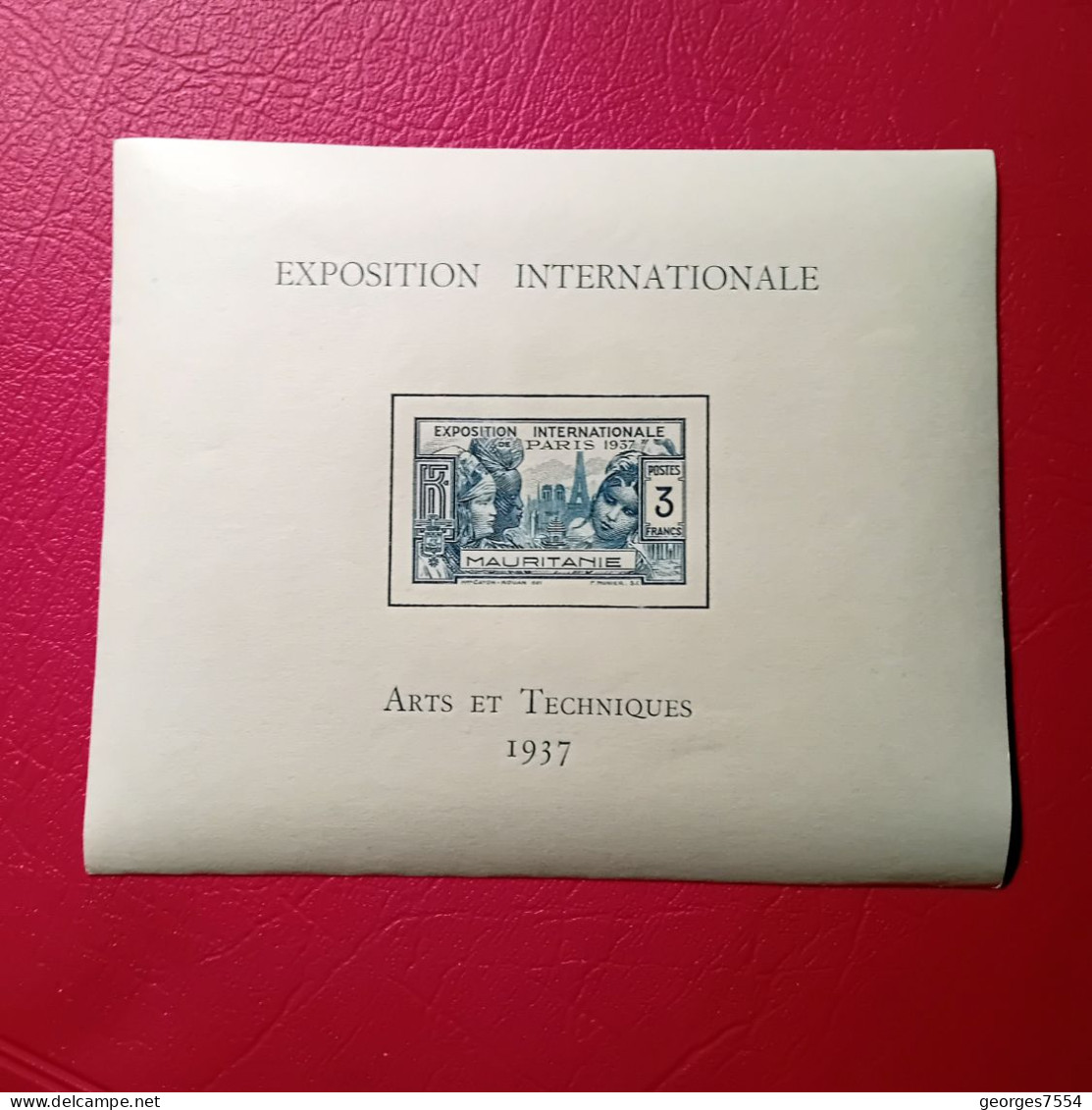 BLOC - MAURITANIE - EXPOSITION INTERNATIONALE - PARIS 1937 - ARTS ET TECHNIQUES  NEUF** - 1937 Exposition Internationale De Paris