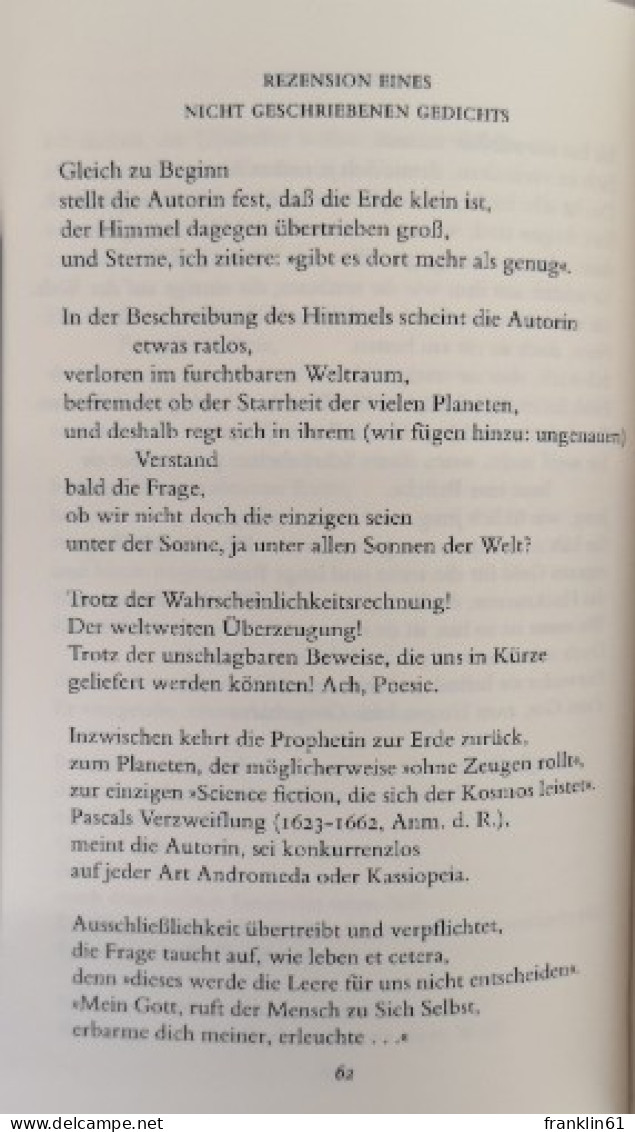 Wislawa Szymborska Hundert Freuden. Gedichte - Poesia