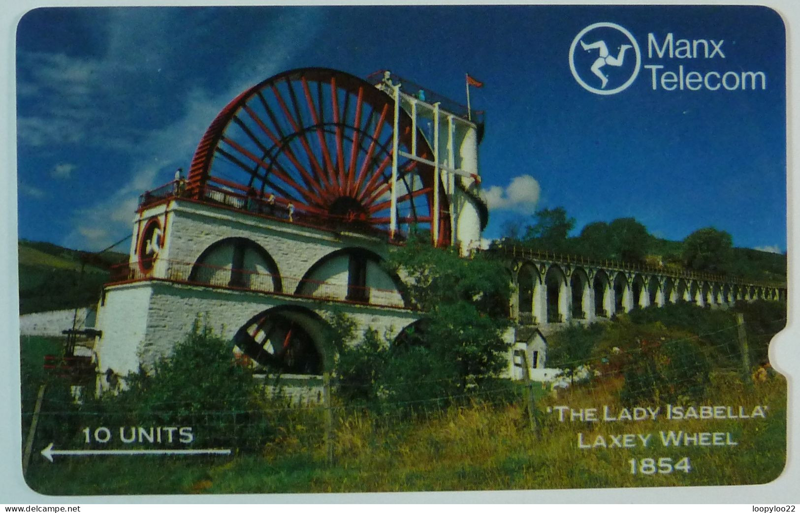 ISLE OF MAN - GPT - Coded Without Control - 10 Units - Lady Isabella - Laxely Wheel - Used - Isle Of Man