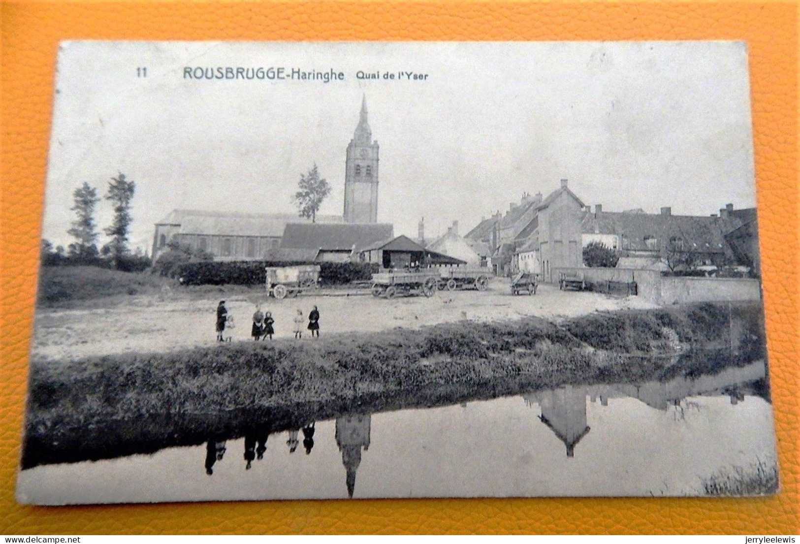 ROESBRUGGE  - ROUSBRUGGE  -  De Kade Van De Ijzer  -  Quai De L' Yser  -  1911 - Poperinge
