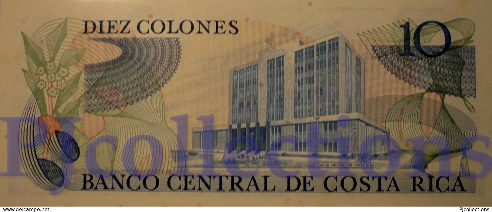 COSTA RICA 10 COLONES 1985 PICK 237b UNC - Costa Rica