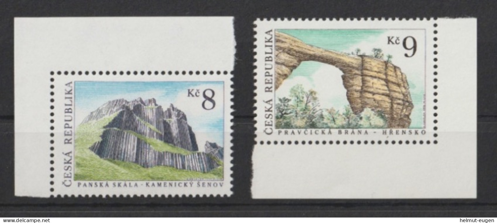 MiNr. 78 - 79 Tschechische Republik    1995, 3. Mai. Schönheiten Der Heimat: Gebirgsformationen. - Unused Stamps