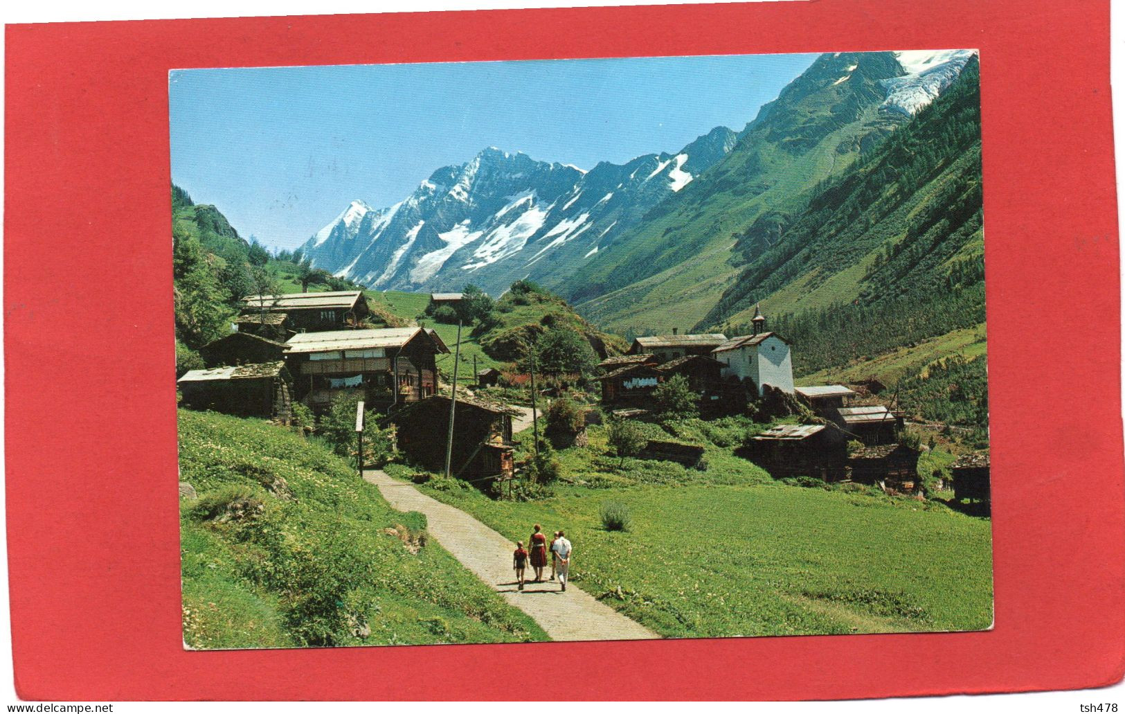 SUISSE----EISTEN Im LÖTSCHENTAL---Sattelhorn Und Schinhorn---voir 2 Scans - Eisten