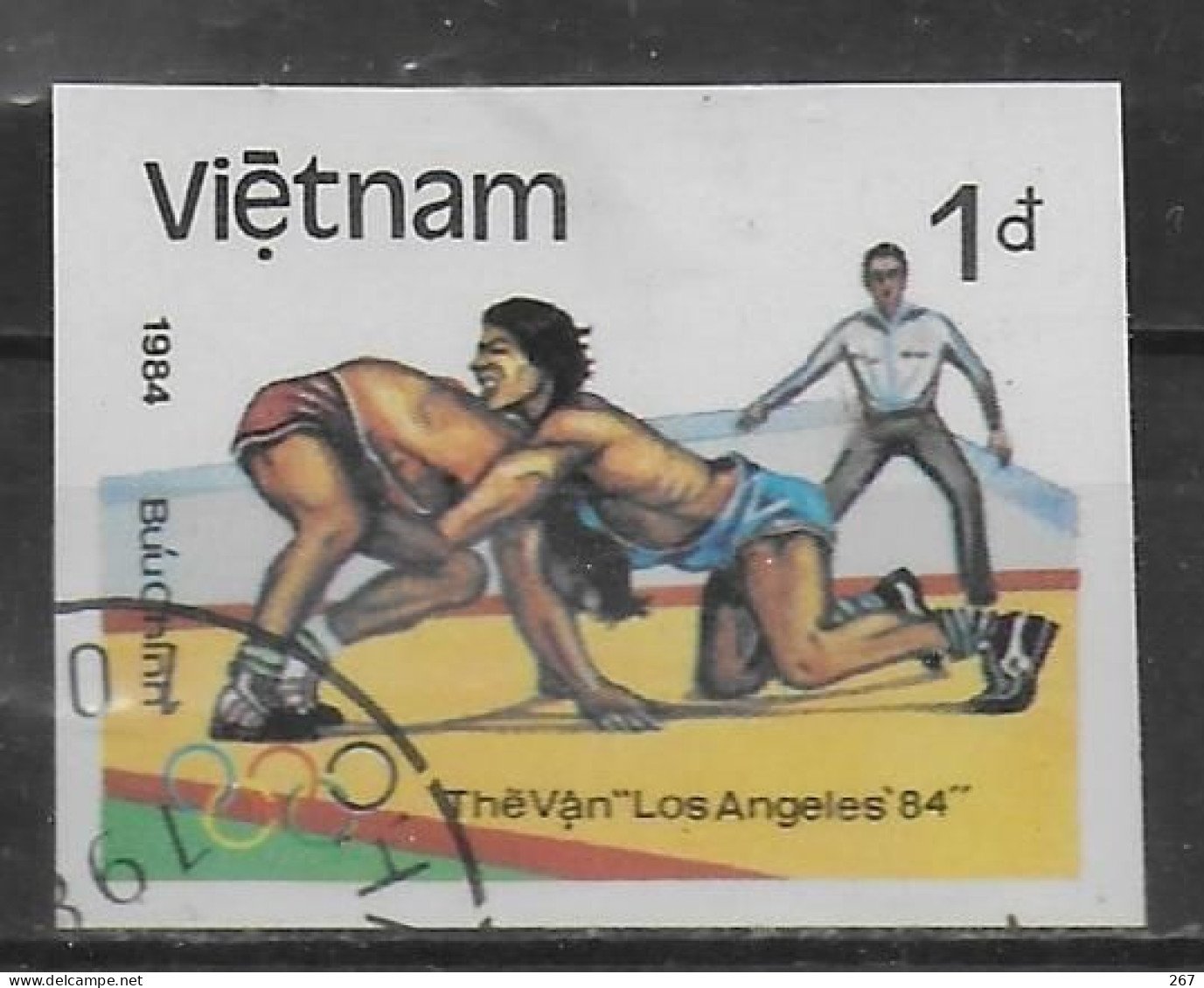 VIETNAM  N° 567C  Obllitere NON DENTELE  Lutte - Wrestling