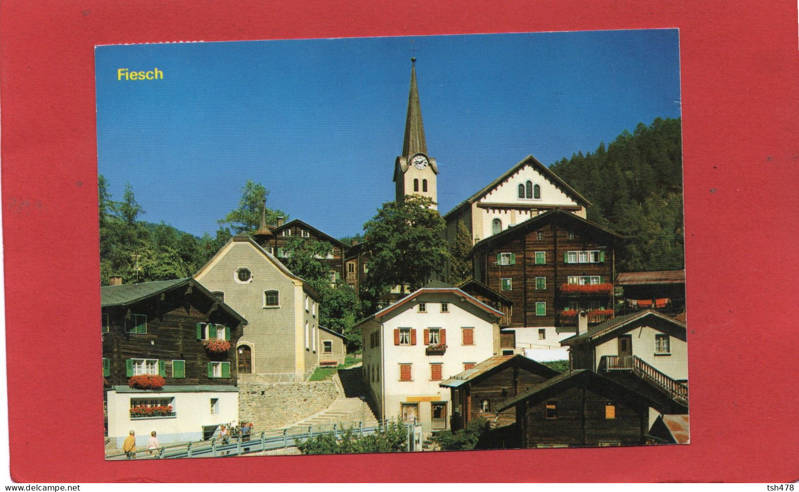 SUISSE----FIESCH-  1050 M---Komm Mit Ins WALLIS--voir 2 Scans - Fiesch