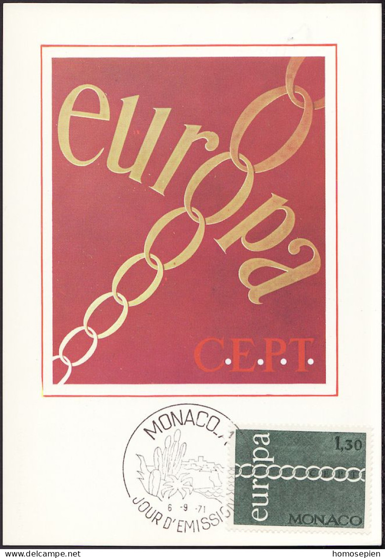 Europa CEPT 1971 Monaco CM Y&T N°865 - Michel N°1016 - 1,30f EUROPA - 1971
