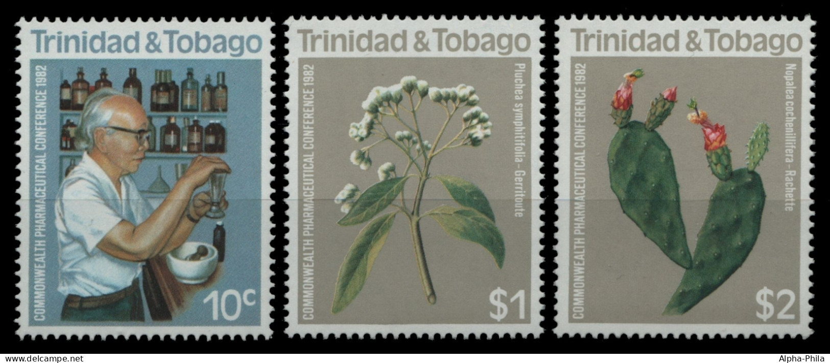Trinidad & Tobago 1982 - Mi-Nr. 445-447 ** - MNH - Pflanzen / Plants - Trinidad & Tobago (1962-...)