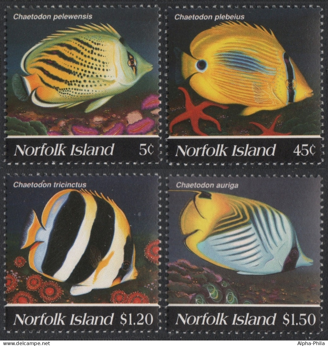 Norfolk-Insel 1995 - Mi-Nr. 585-588 ** - MNH - Fische / Fish - Norfolk Island