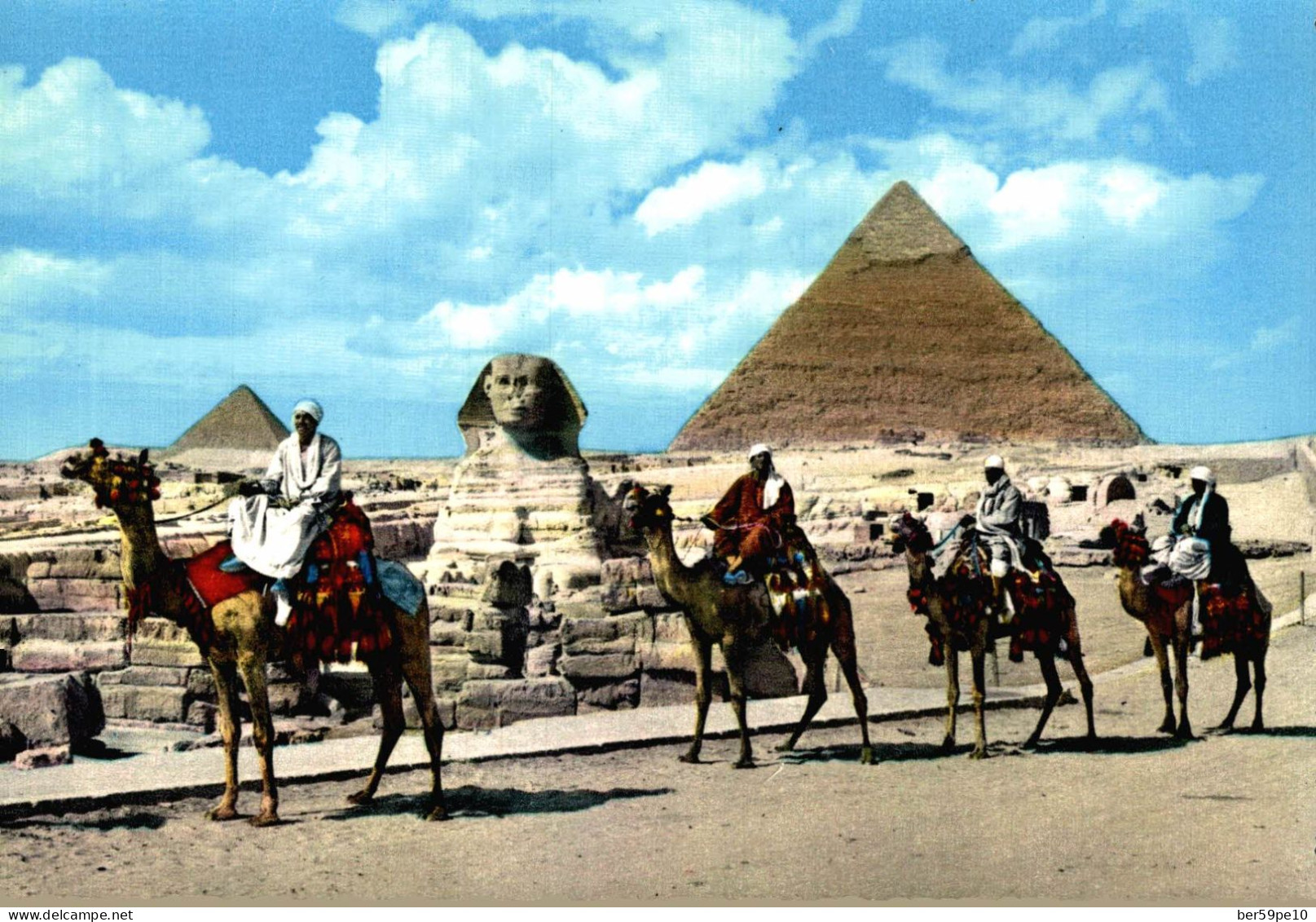 EGYPTE  THE GREAT SPHINX OF GIZA AND PYRAMIDS - Gizeh