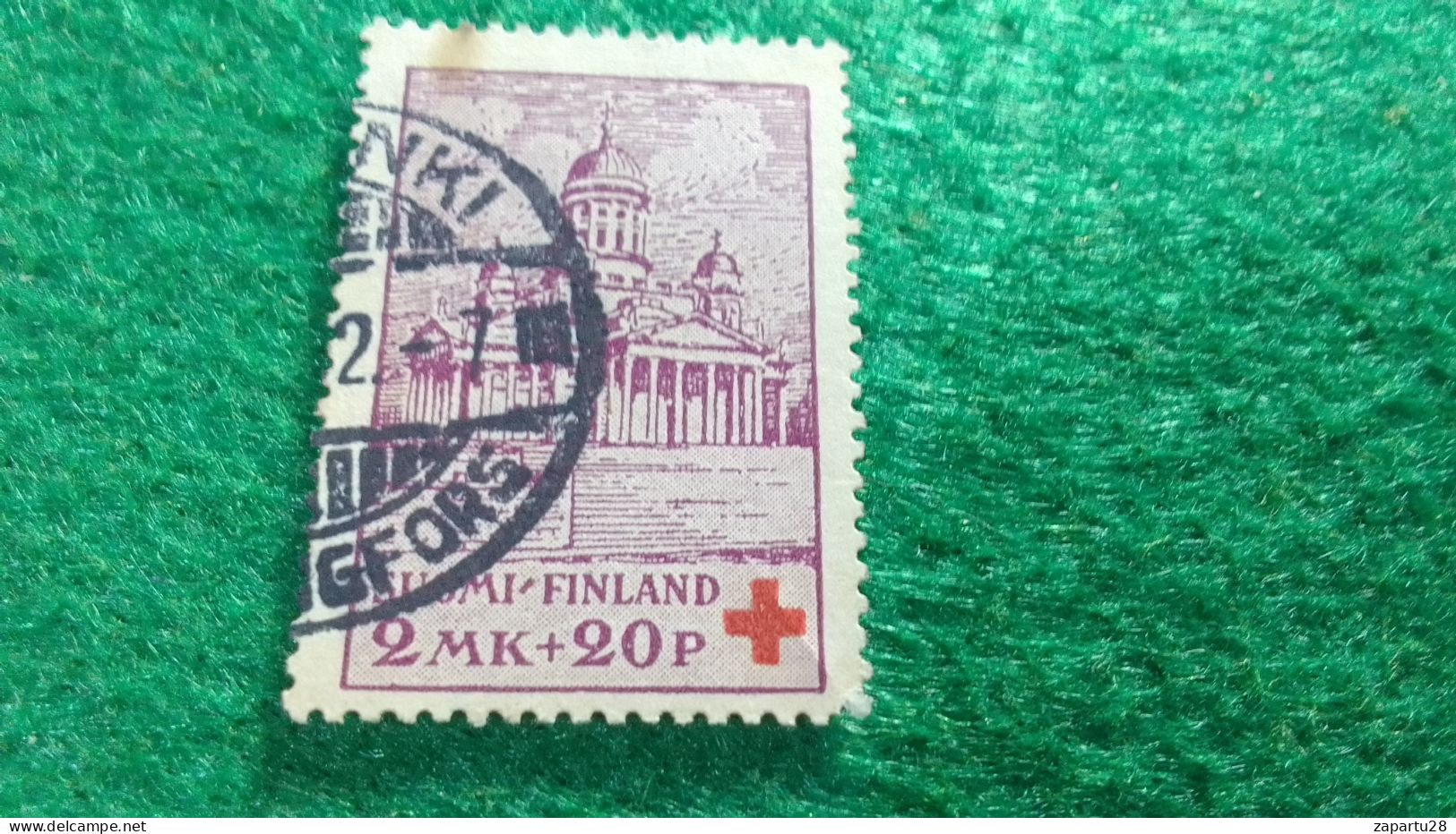 FİNLANDİYA--1932        2 MK+20P   DAMGALI - Andere & Zonder Classificatie