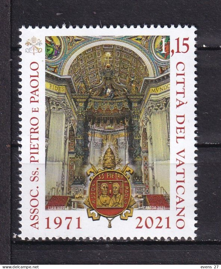 VATICAN-2021-PIETRO-PAOLO-MNH. - Nuovi