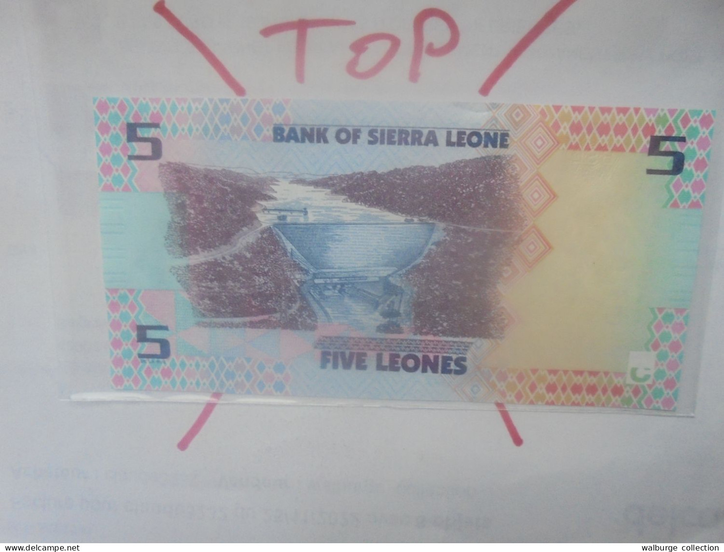 SIERRA LEONE 5 LEONES 2022 Neuf/Unc (B.31) - Sierra Leone