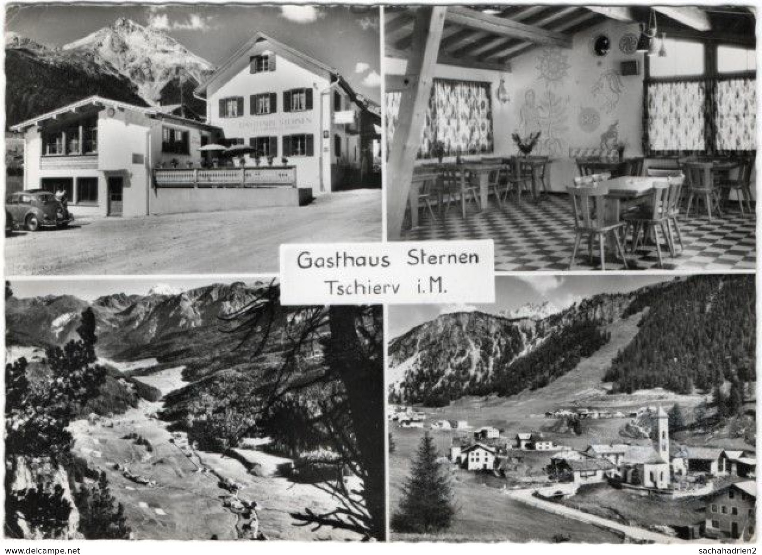 Gf. TSCHIERV I. M. Gasthaus Sternen. 30-518 - Tschierv