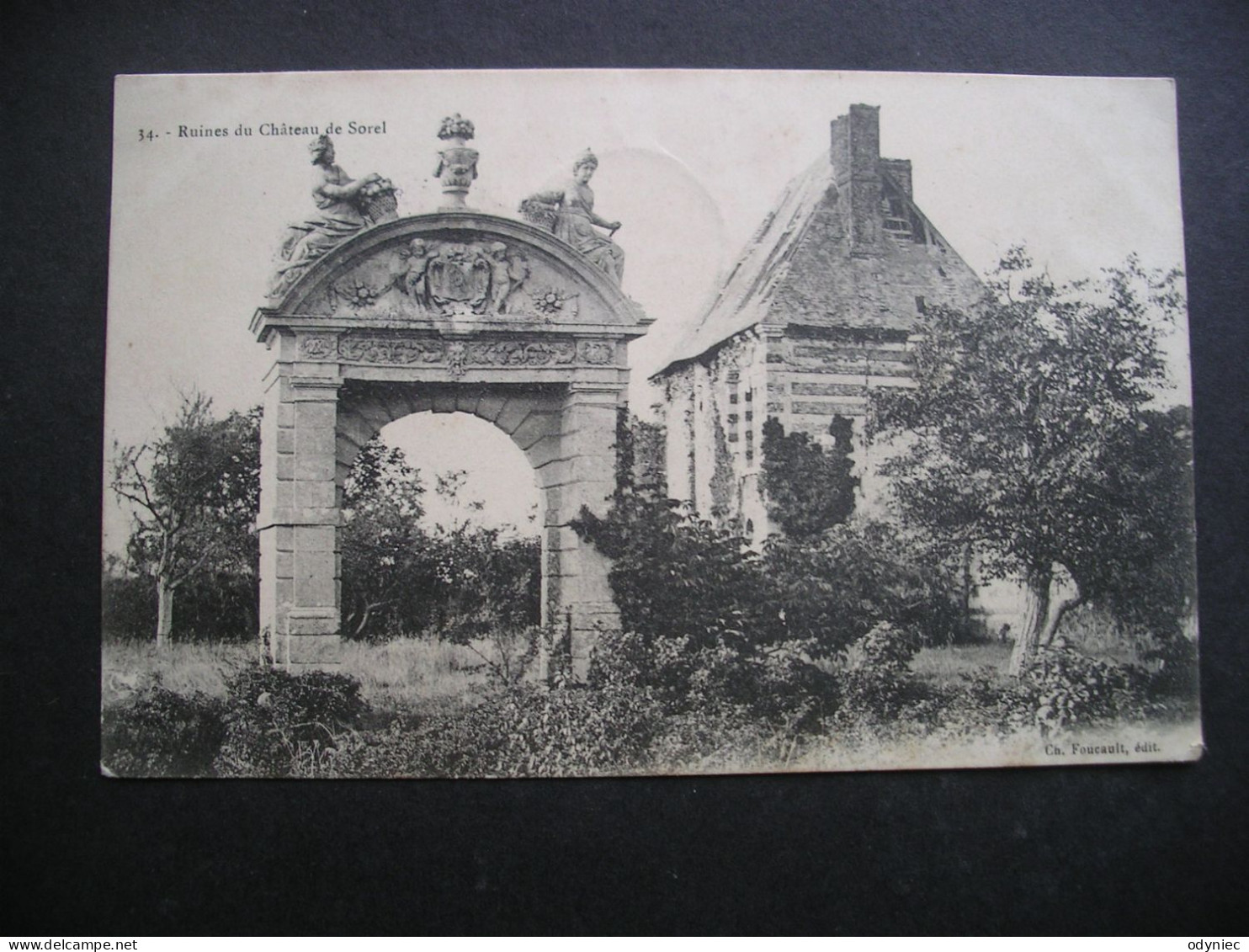 Ruines Du Chateau De Sorel 1904 - Sorel-Moussel