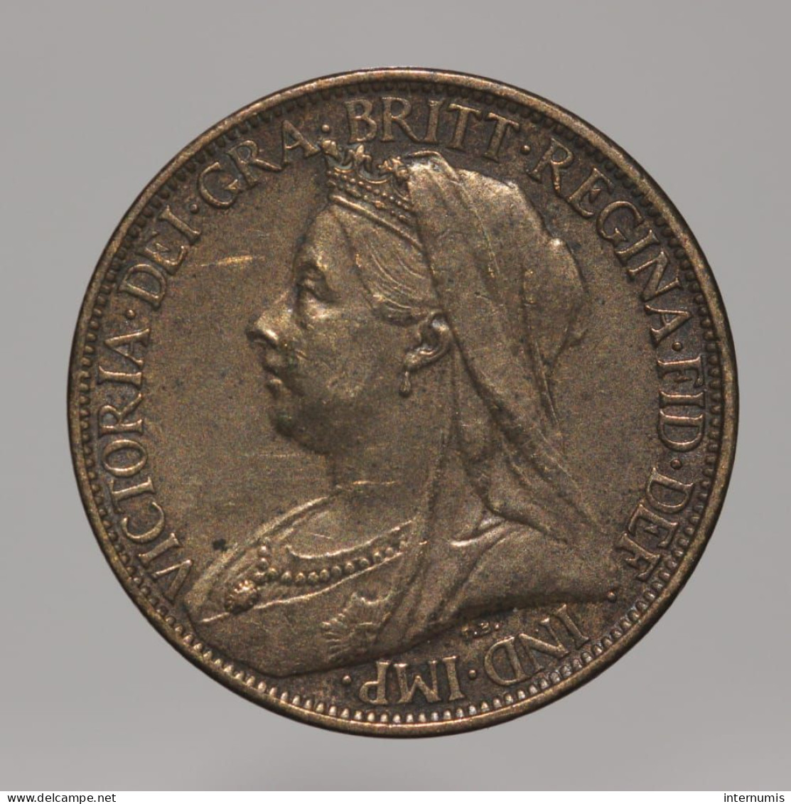 Grande-Bretagne / United Kingdom, Victoria, Farthing, 1901, Bronze, TTB+ (AU), KM#788.2 - B. 1 Farthing