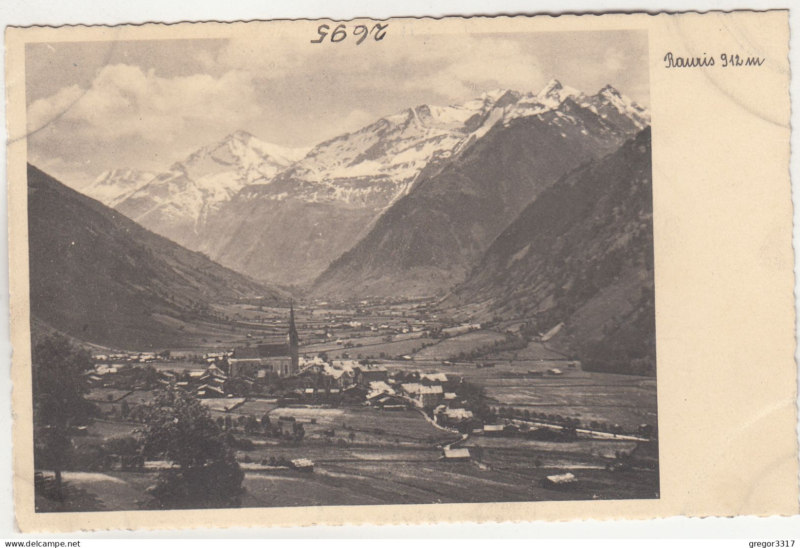 E274) RAURIS - 912m - Sonnblick Ritterkopf U. Schafelkarkopf - Raurisertal - Salzburg 1936 - Rauris