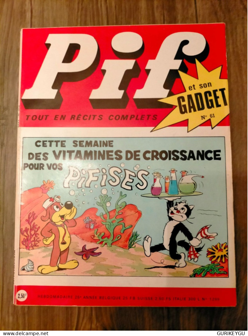 PIF GADGET N° 61 Corinne Et Jeannot  1970 LES AS BIEN ++ - Pif & Hercule