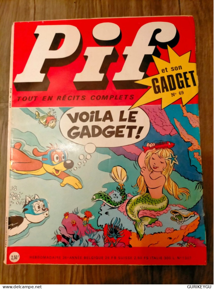 PIF GADGET N° 69 Corinne Et Jeannot  1970 LES AS BIEN ++ - Pif & Hercule