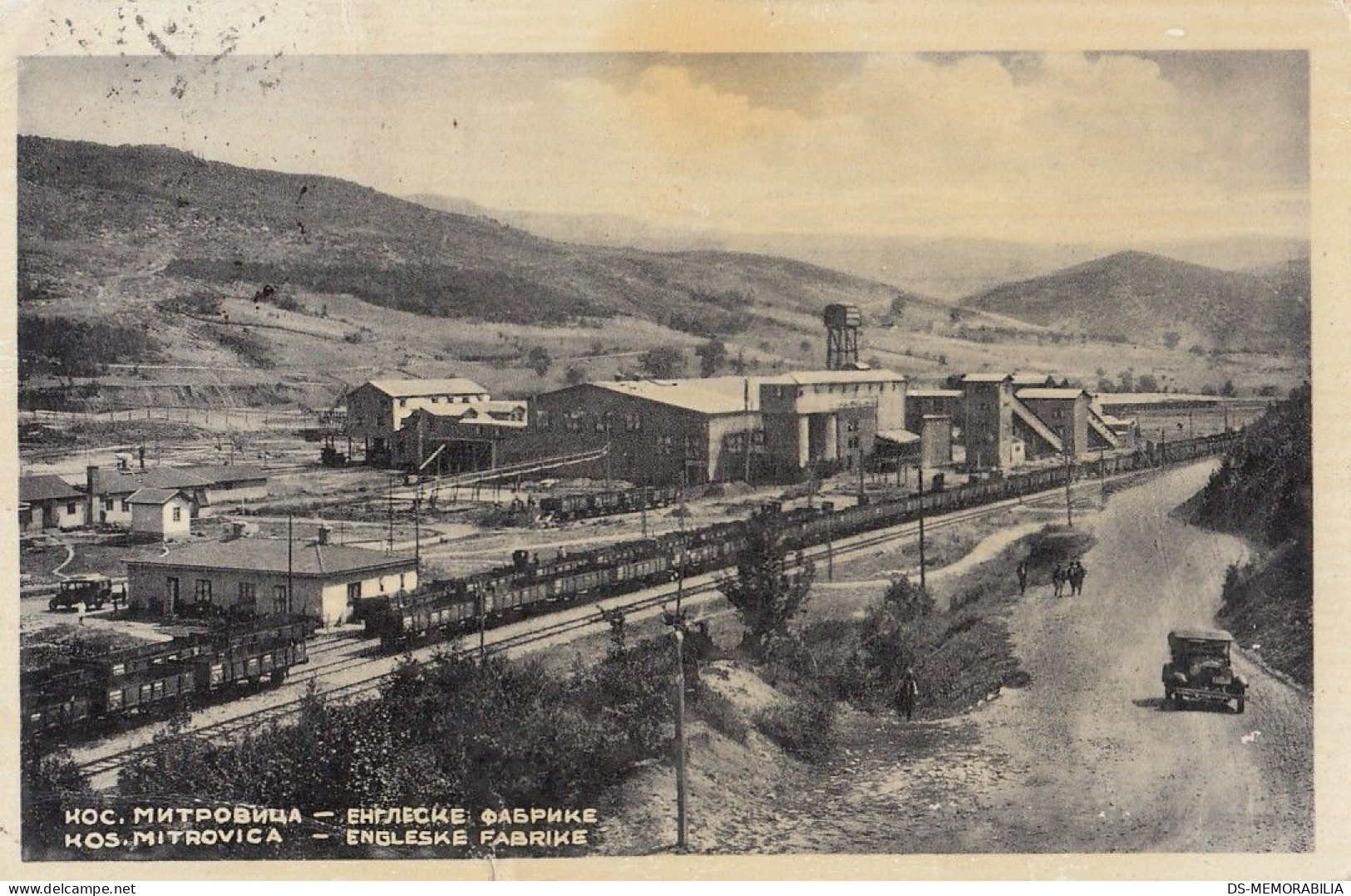 Kosovska Mitrovica - Engleske Fabrike , Mine , Railway 1939 - Kosovo