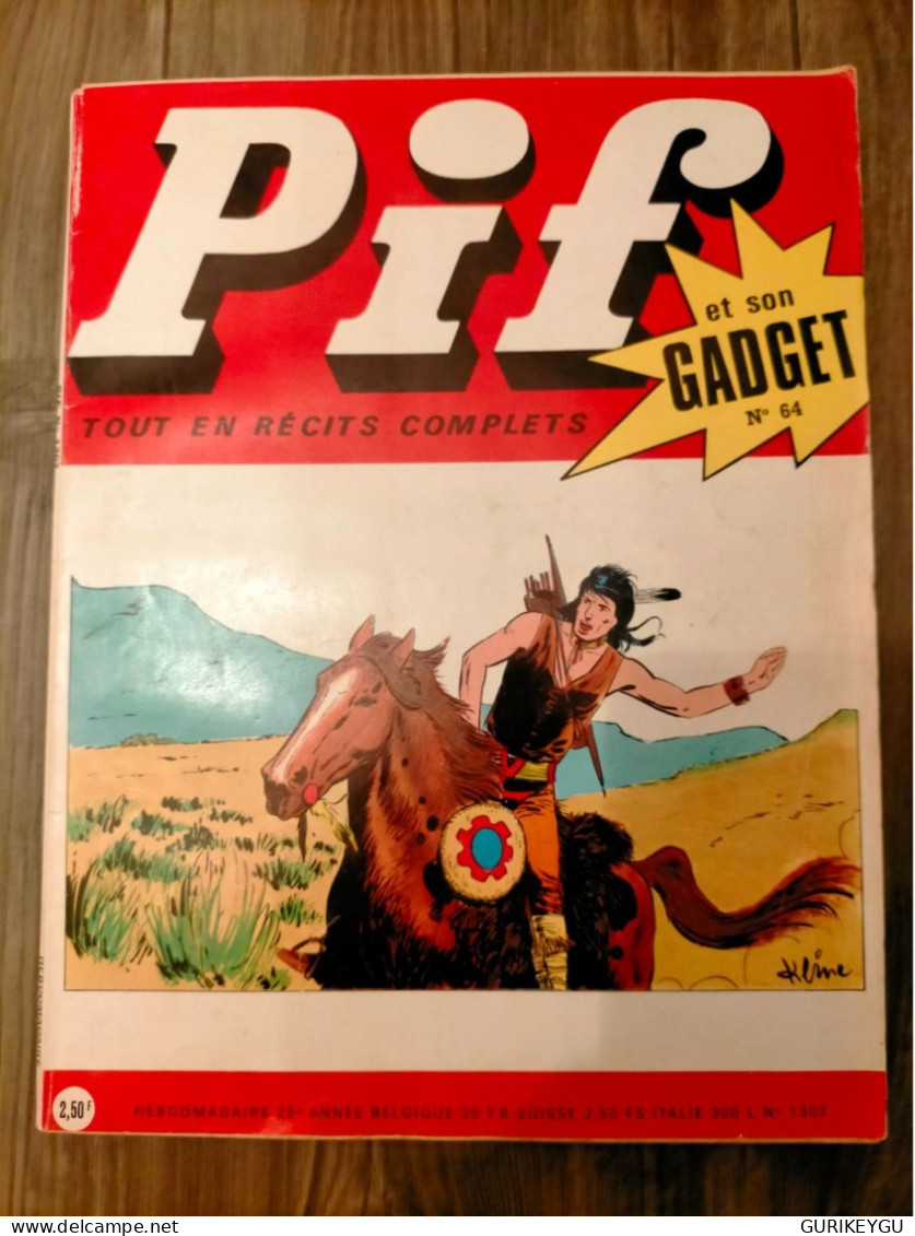 PIF GADGET N° 64 Corinne Et Jeannot  1970 LES AS BIENLOUP NOIR - Pif & Hercule