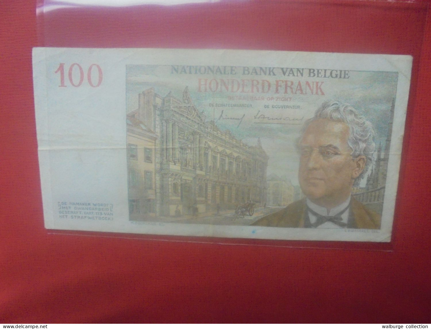 BELGIQUE 100 Francs 1957 Circuler (B.18) - 100 Francs