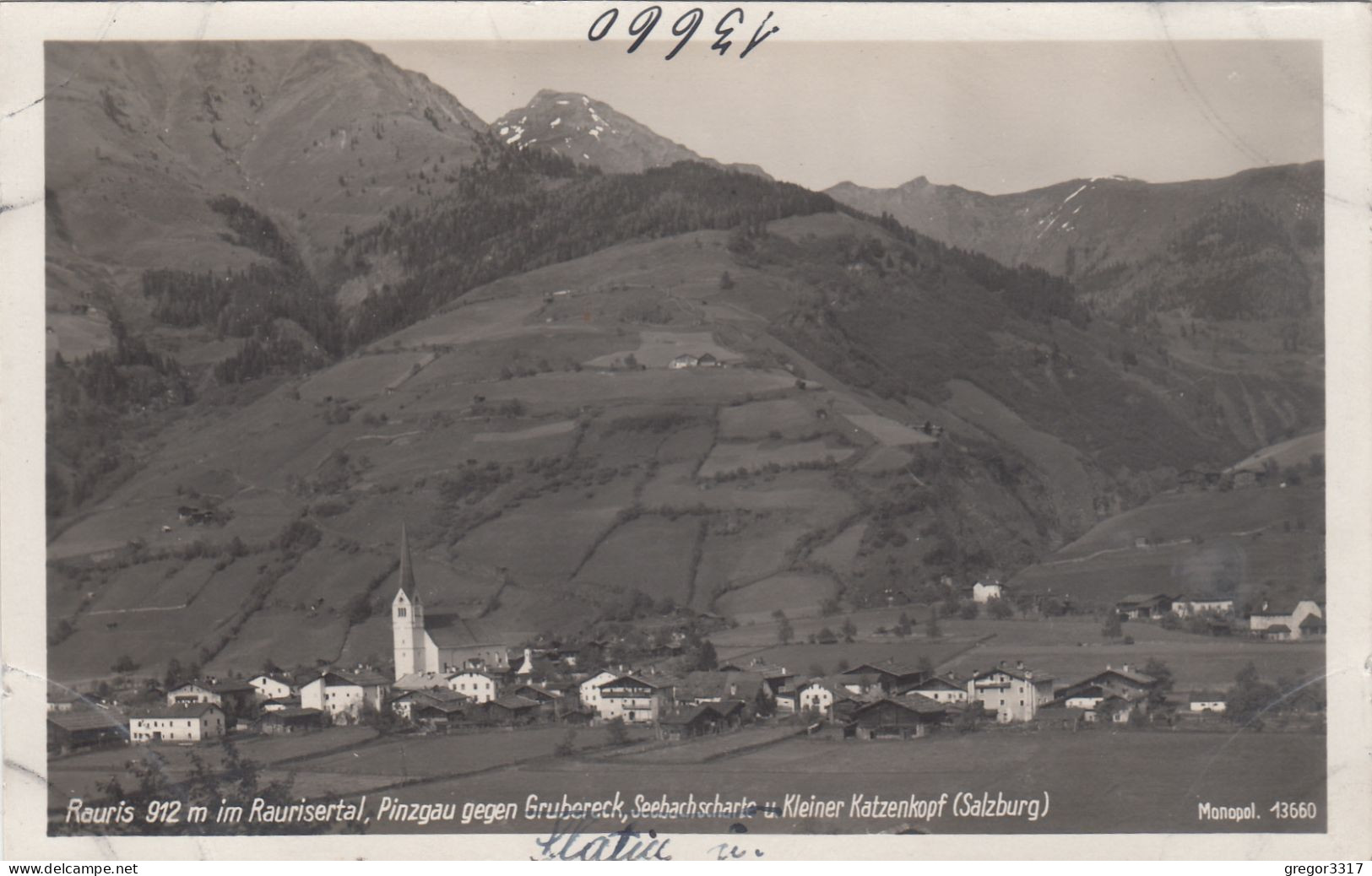 E284) RAURIS Im Raurisertal - Pinzgau Gegen Grubereck Seebachscharte U. Kleiner Katzenkopf - Salzburg - - Rauris