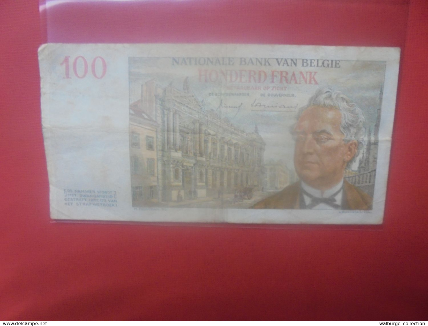 BELGIQUE 100 Francs 1959 Circuler (B.18) - 100 Francos