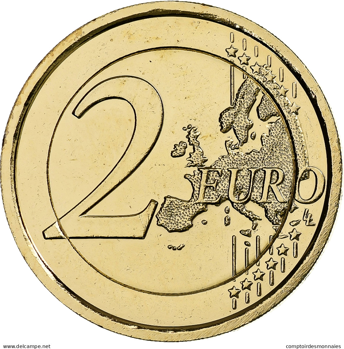 Saint Marin , 2 Euro, 2012, Rome, Gold-plated Coin, SUP, Bimétallique, KM:486 - San Marino