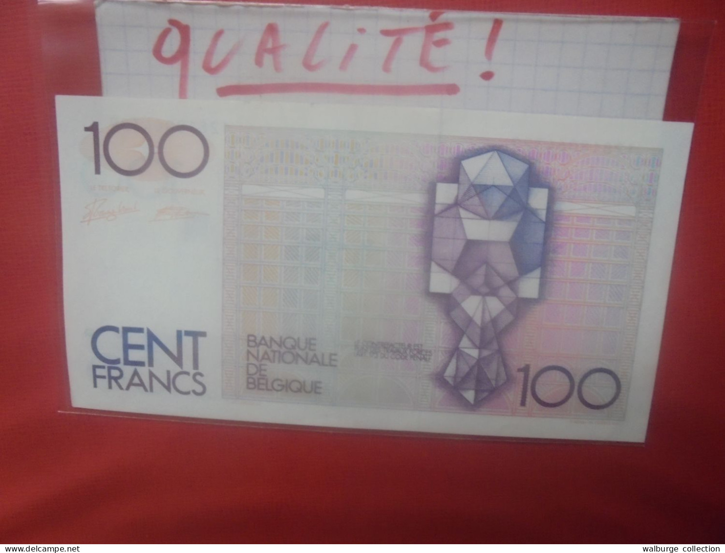 BELGIQUE 100 Francs 1982-1984 Peu Circuler Très Belle Qualité (B.18) - 100 Francs