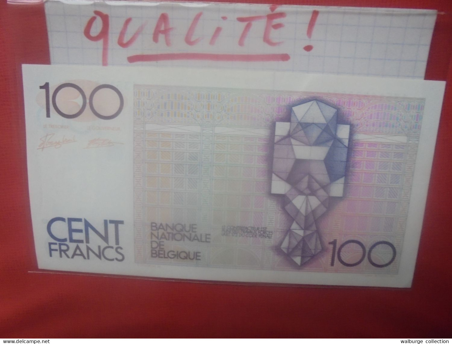 BELGIQUE 100 Francs 1982-1984 Peu Circuler Très Belle Qualité (B.18) - 100 Frank