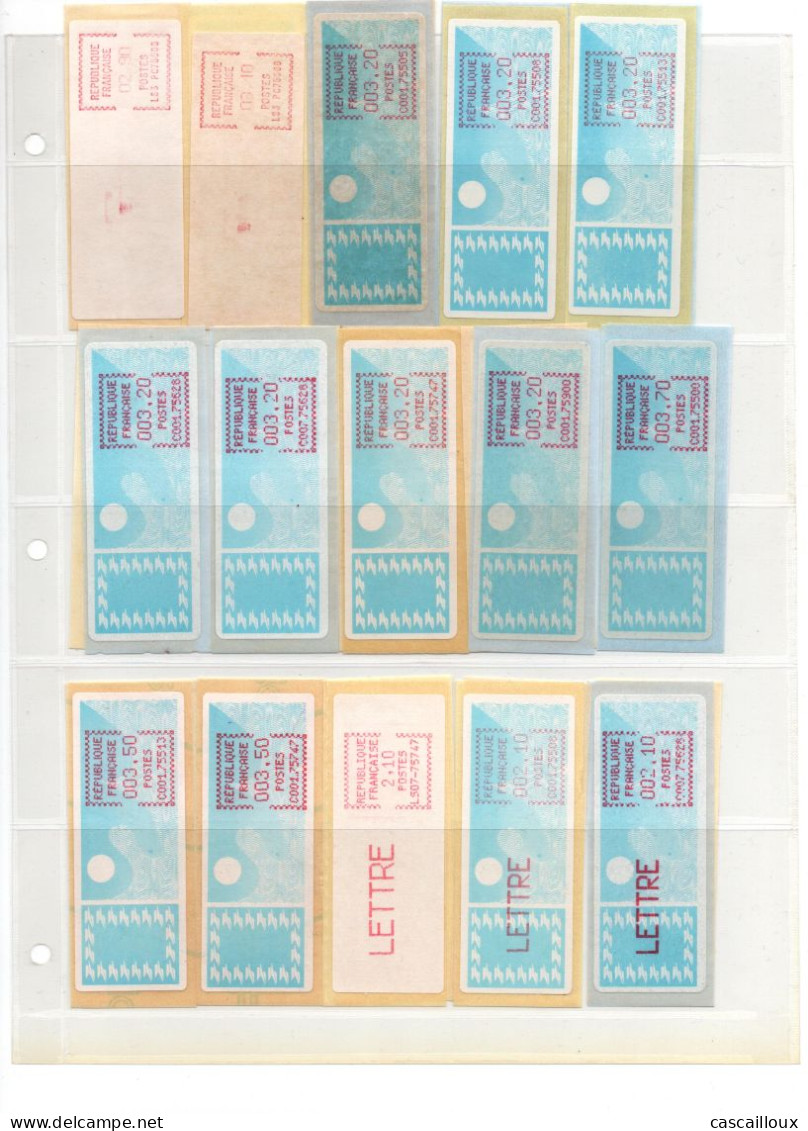 Timbres Distributeur - 1981-84 Types « LS » & « LSA » (prototypes)