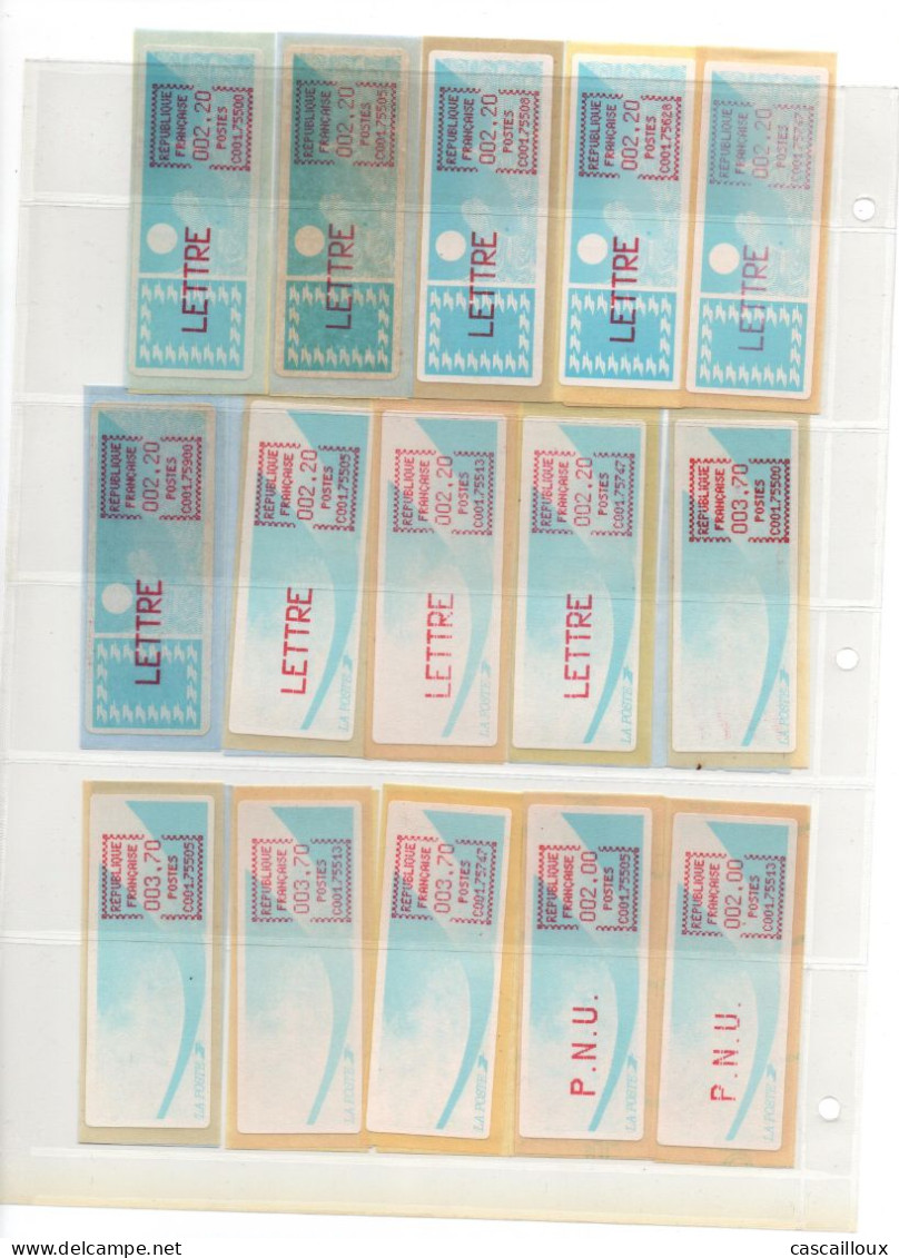 Timbres Distributeur - 1981-84 Types « LS » & « LSA » (prototypes)