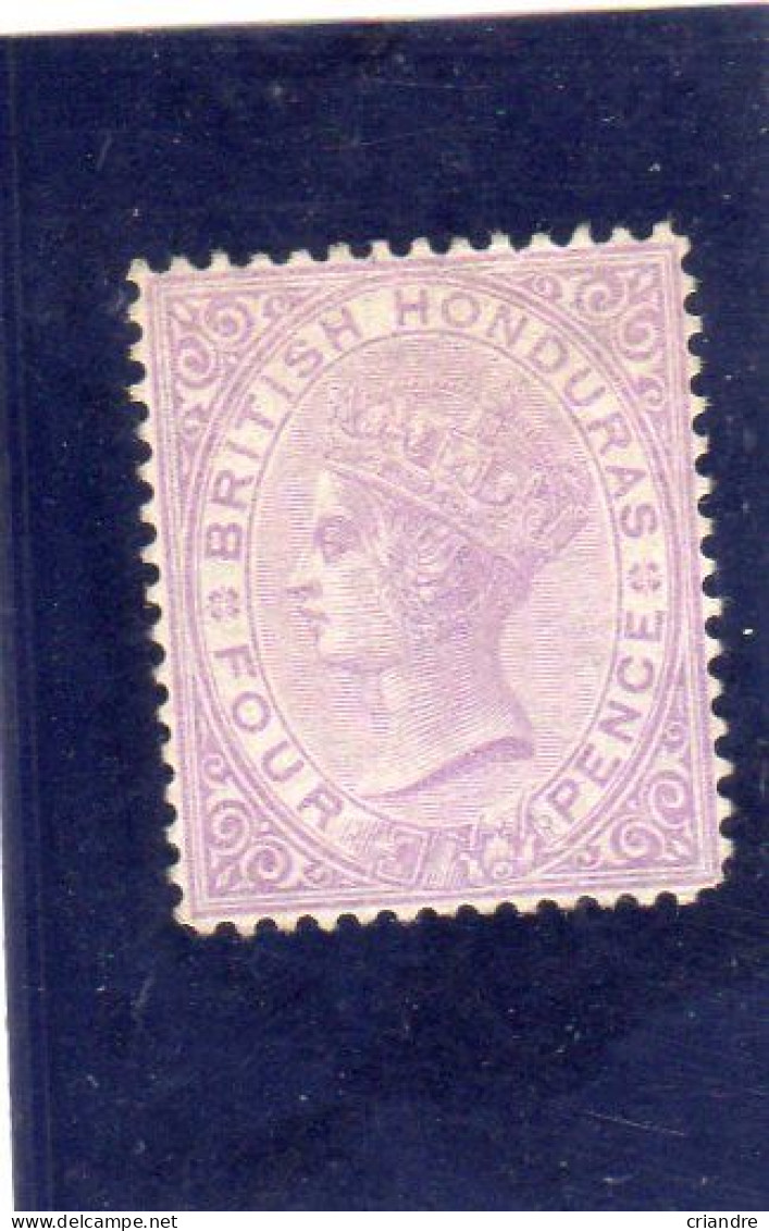 Honduras Britannique:  Année 1866 Victoria N°10 Neuf Sans Gomme - Honduras Británica (...-1970)