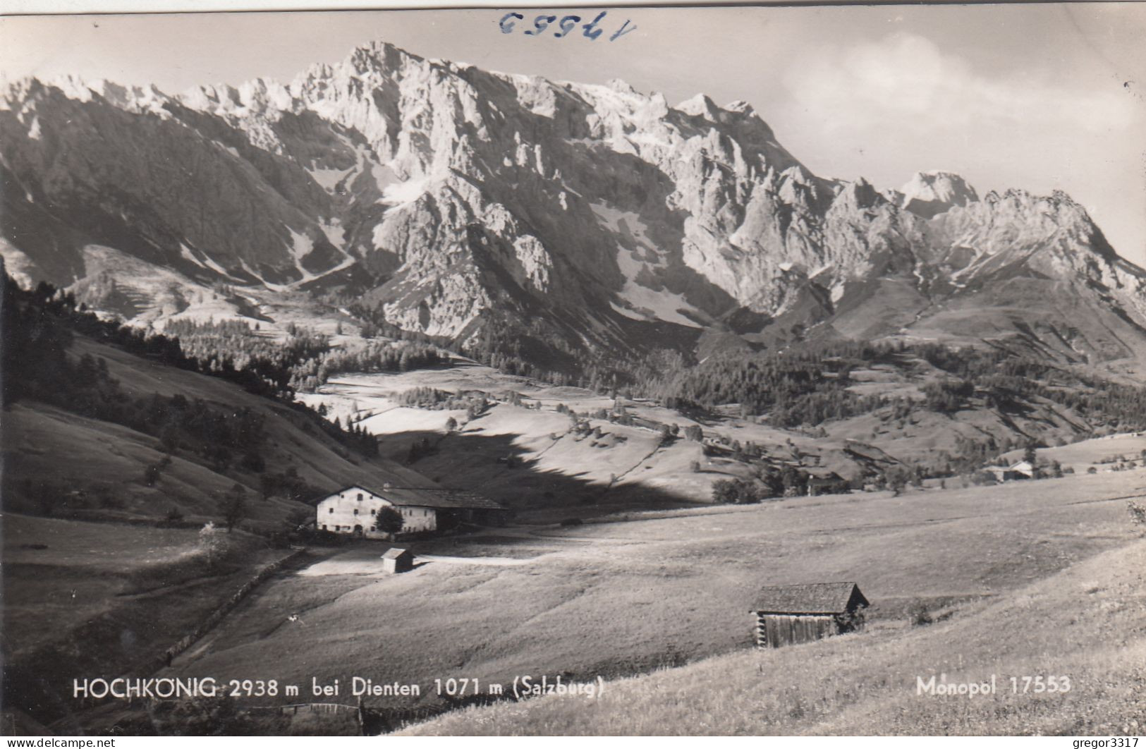 E295) HOCHKÖNIG Bei DIENTEN  PINZGAU - Salzburg - Dienten