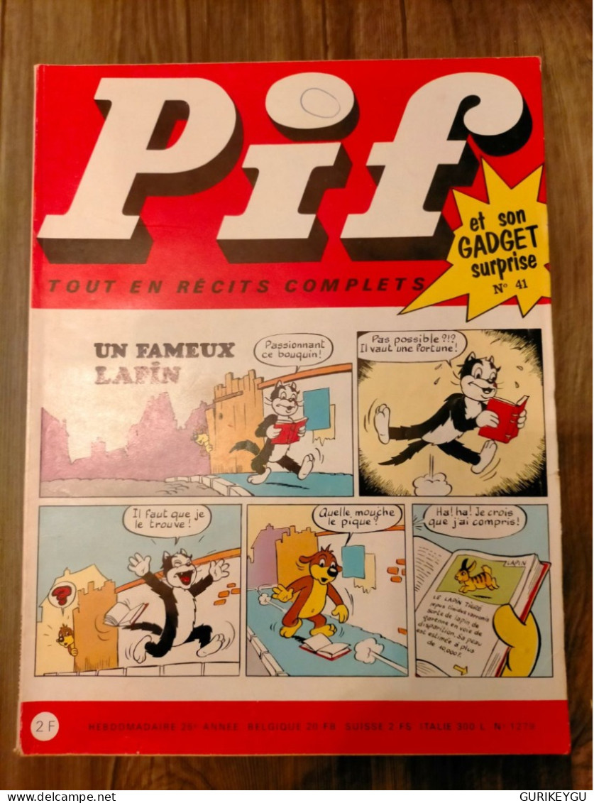 PIF GADGET N° 41  Corinne Et Jeannot 1969 LES AS - Pif & Hercule