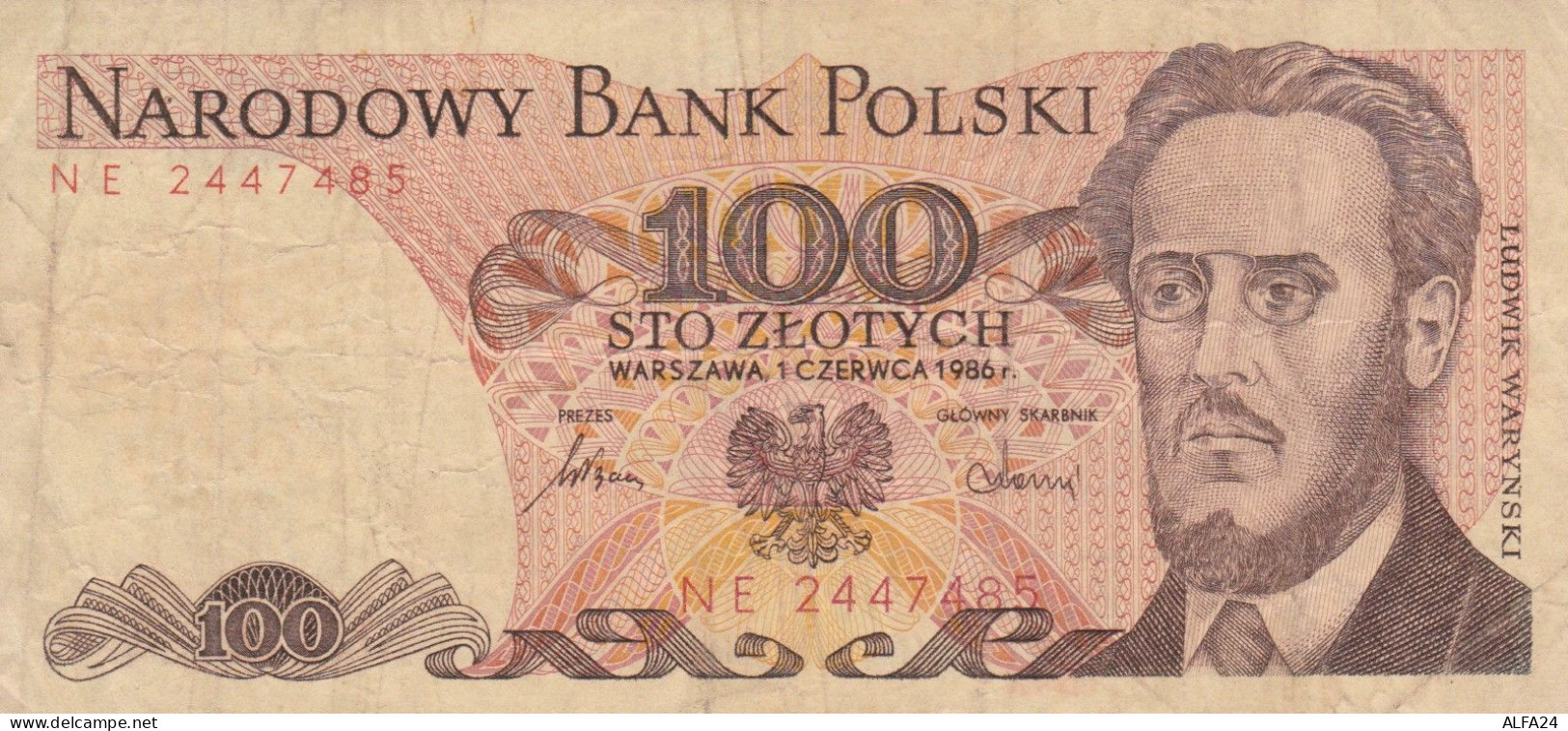 BANCONOTA POLONIA 100 (XR1235 - Pologne