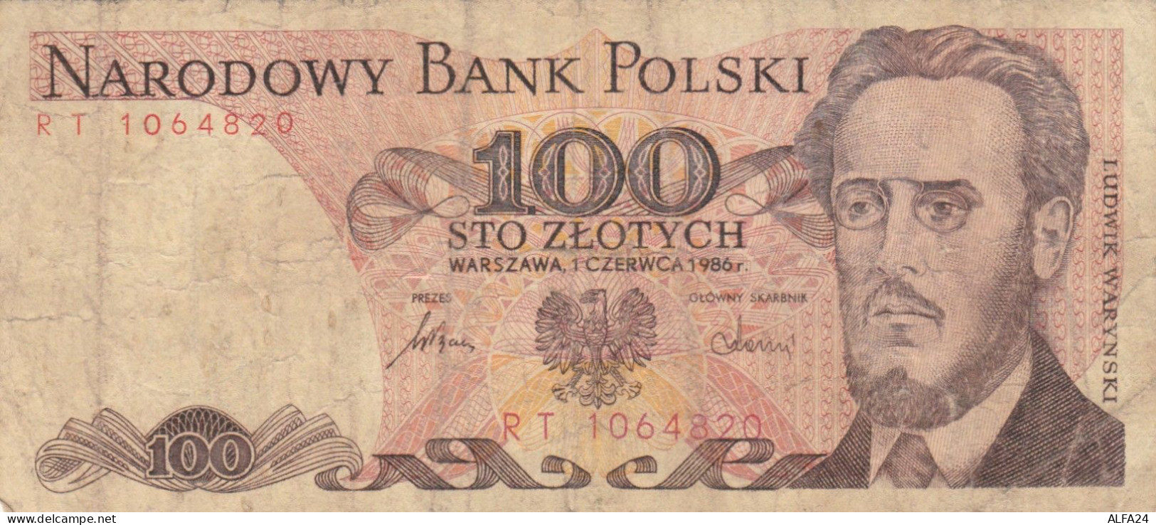 BANCONOTA POLONIA 100 (XR1236 - Pologne