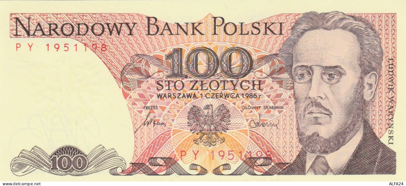 BANCONOTA POLONIA 100 (XR1210 - Pologne