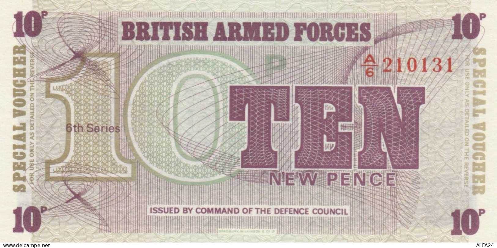 BANCONOTA BRITISH ARMED FORCES 10 (XR1205 - British Armed Forces & Special Vouchers