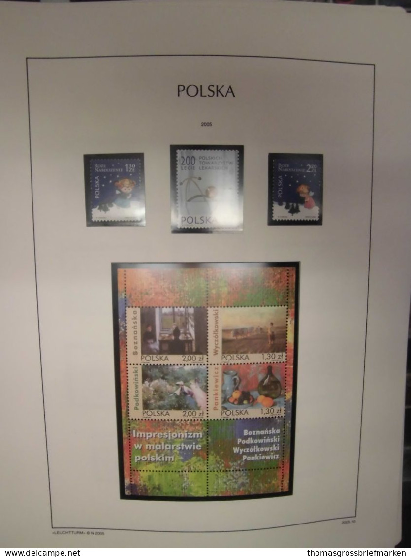 Sammlung Polen 2000-2009 postfrisch komplett + B incl. Blocks (51020)