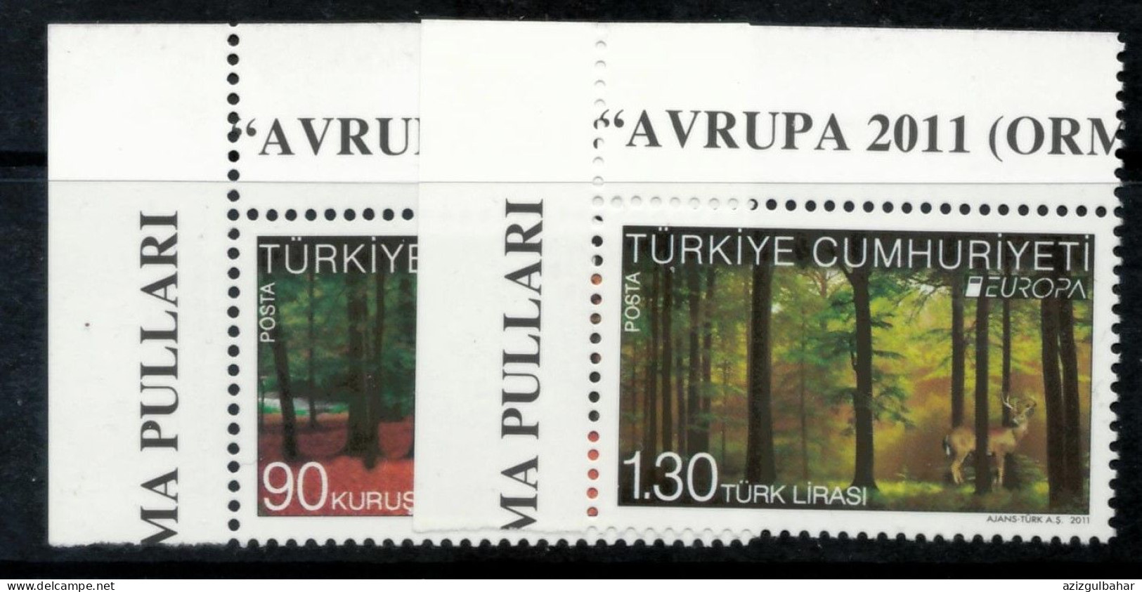 TURKEY -   2011 - EUROPA FORESTS- UMM - 2011