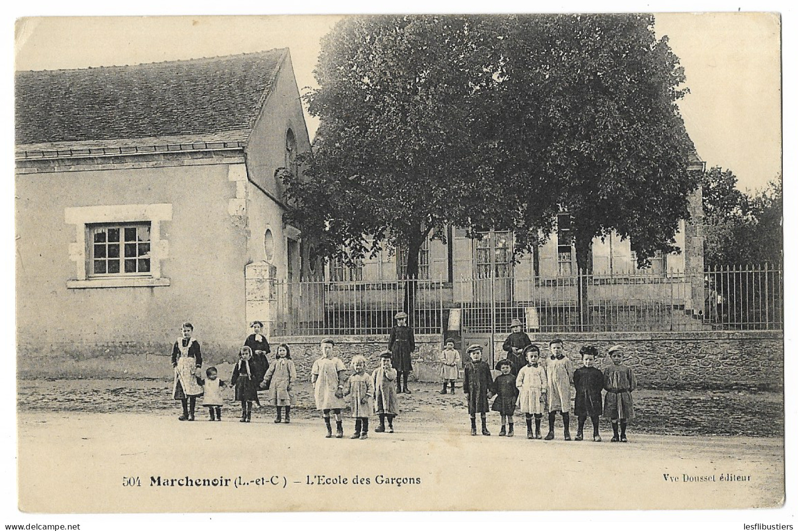 CPA 41 MARCHENOIR L' Ecole Des Garçons - Marchenoir