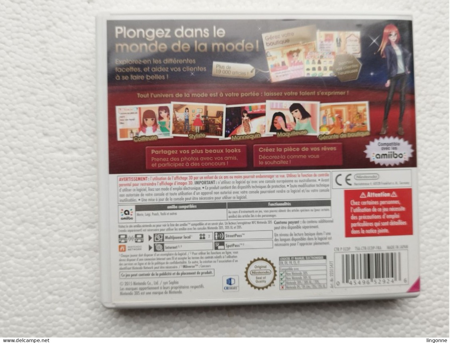 Jeu La Nouvelle Maison Du Style 2  Nintendo 3DS - Nintendo 3DS