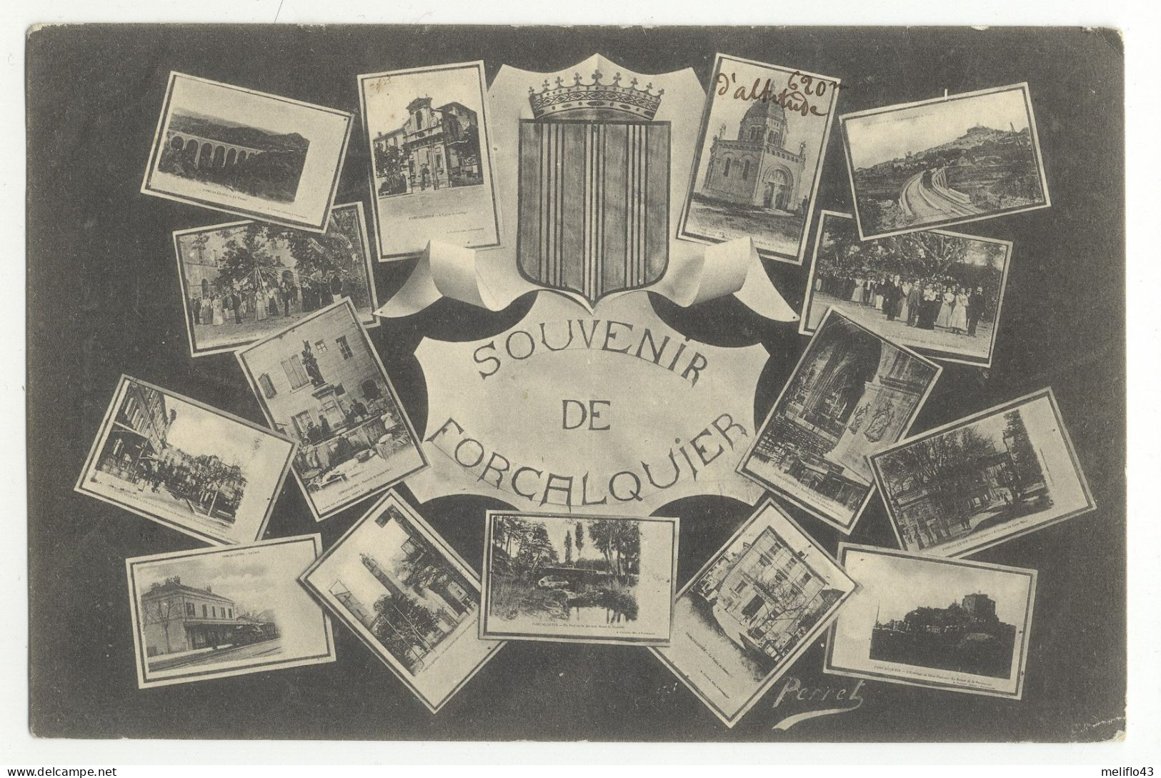 04/ CPA - Souvenir De Forcalquier - Forcalquier